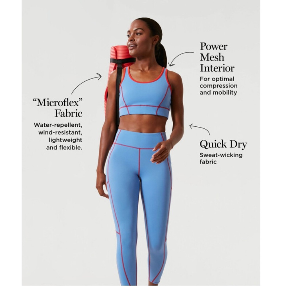 COPY - Tuckernuck Tnuck Sport Boogie Down Blue Flex Sports Bra NWT XS - Picture 5 of 7